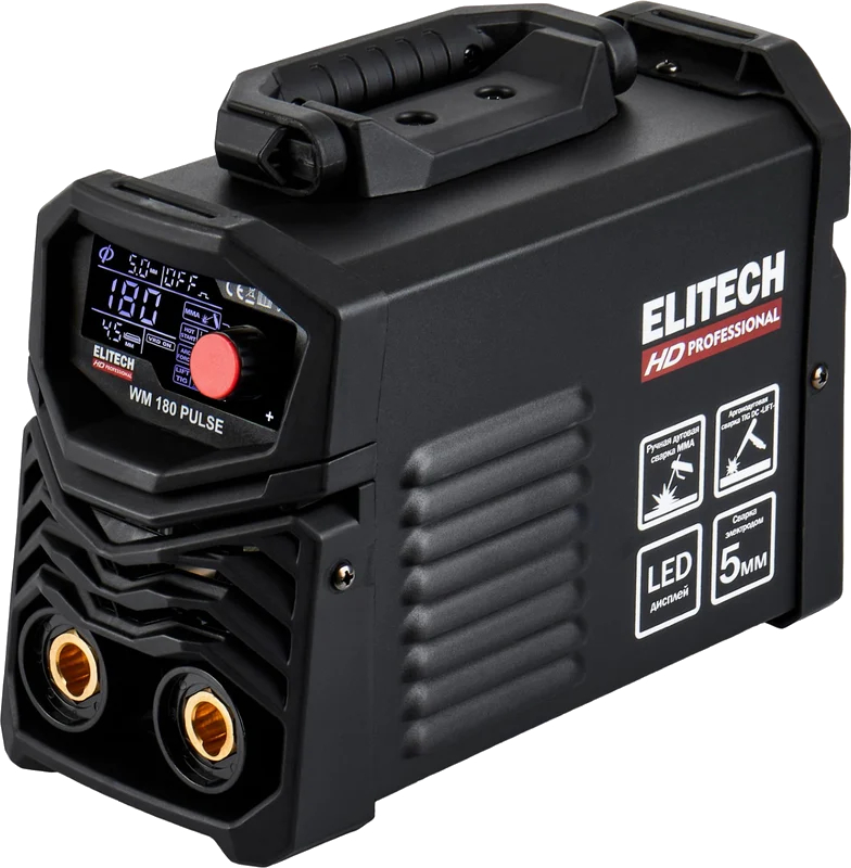 Инверторный сварочный аппарат ELITECH WM 180 Pulse (черный)