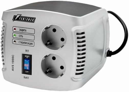 Стабилизатор напряжения Powerman AVS 1000C (светлый)