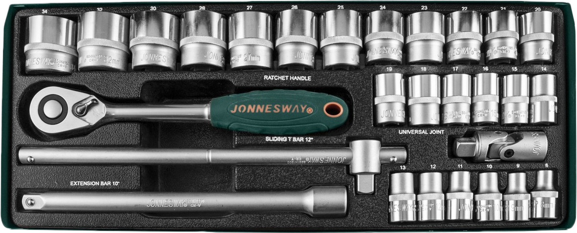 Jonnesway S04H4728S (серебристый)