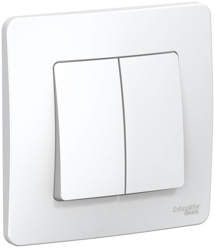 Schneider Electric 2-кл. СП Blanca 10А IP20 сх. 6+6 250В BLNVS106601 (белый)