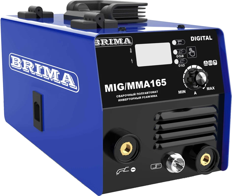 Сварочный полуавтомат BRIMA MIG/ММА 165 Digital (черно-синий)