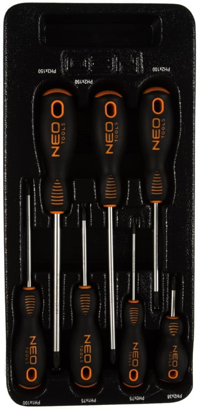 Набор отверток Neo Tools 84-232 (черно-оранжевый)