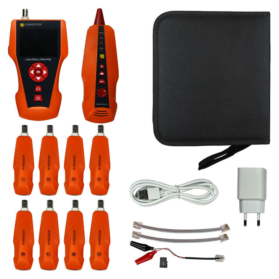LANMASTER LAN-PRO-L/TPK-POE-8R (оранжевый)