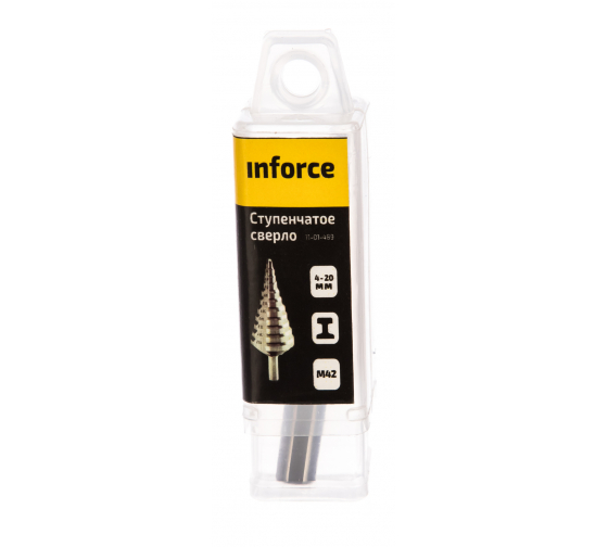 Сверло Inforce 4-20 мм; M42 11-01-489