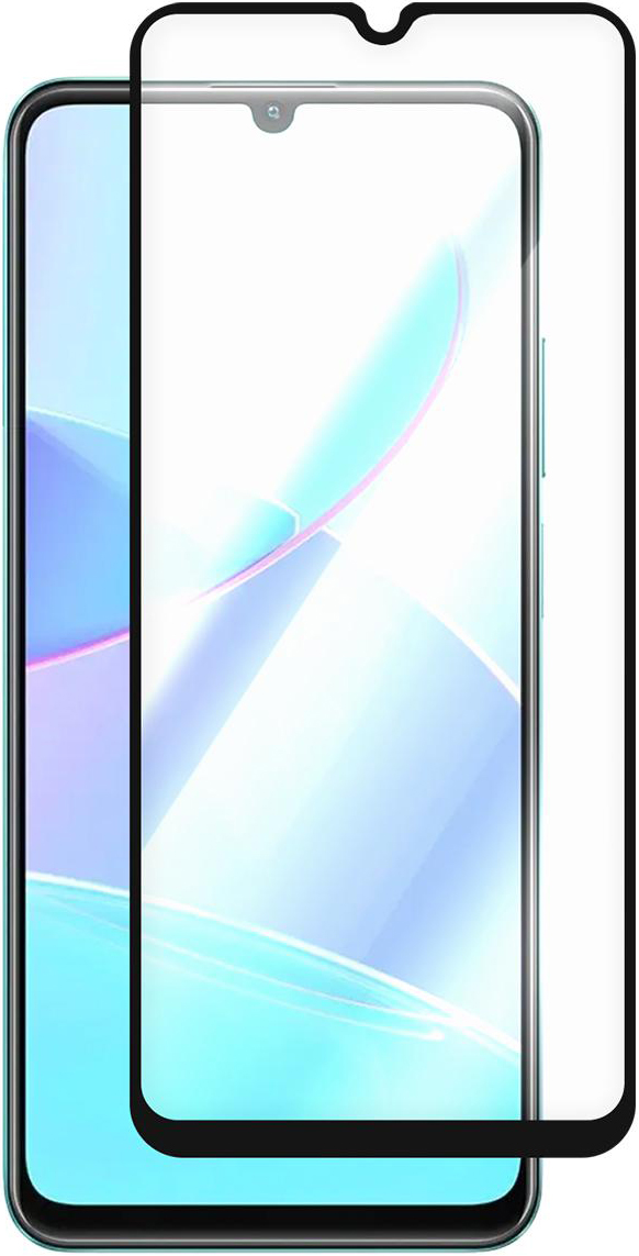 KRUTOFF Full Glue Premium для realme C61 (черный)