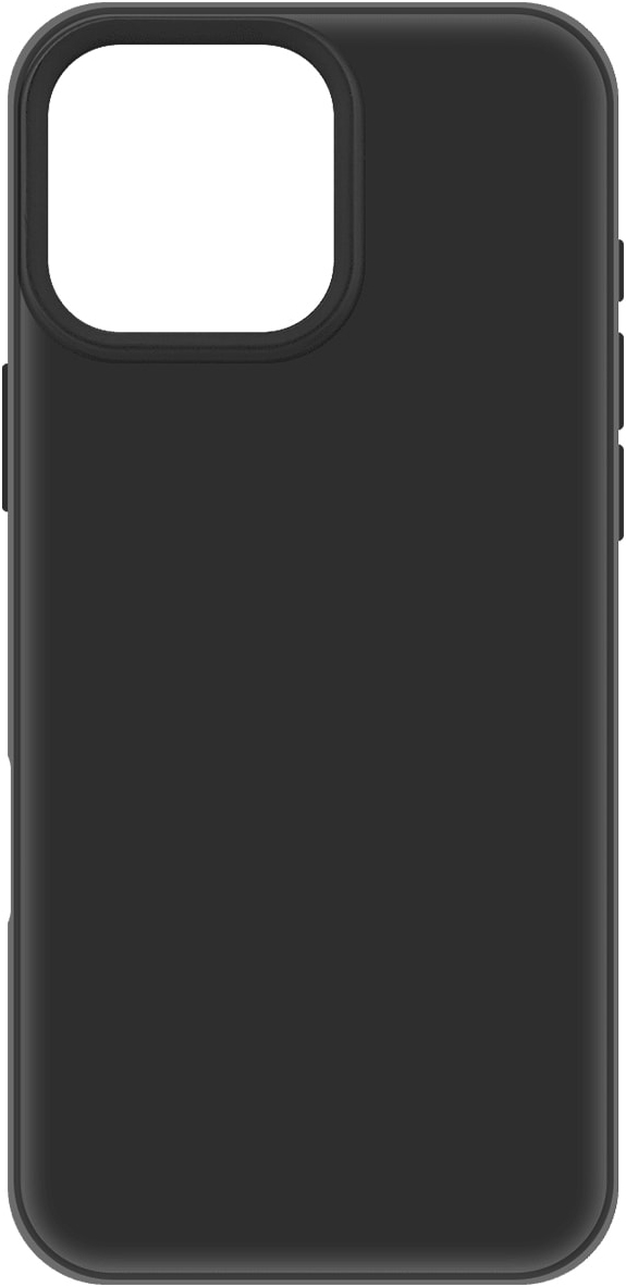 KRUTOFF Silicone Case для iPhone 16 Pro Max (черный)
