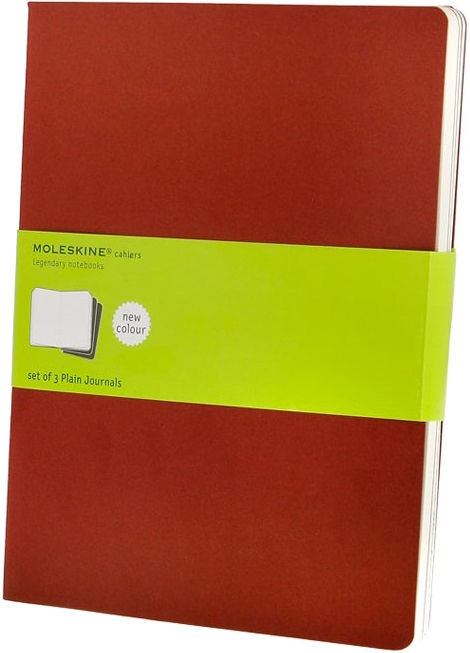Блокнот Moleskine CAHIER JOURNAL CH123 XLarge 120 стр. (клюквенный)
