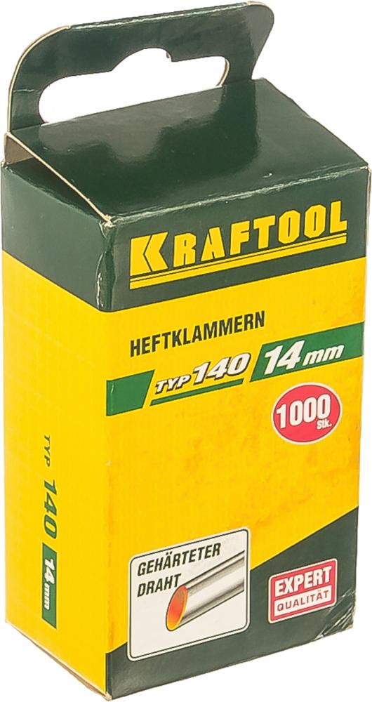 Скобы для степлера Kraftool 31680-14 (серебристый)