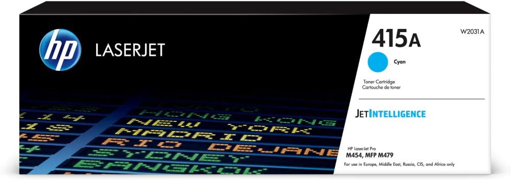 HP W2031A 415A  (2100 стр) для M454dn/M479fdn/M479fnw/M479fdw (голубой)