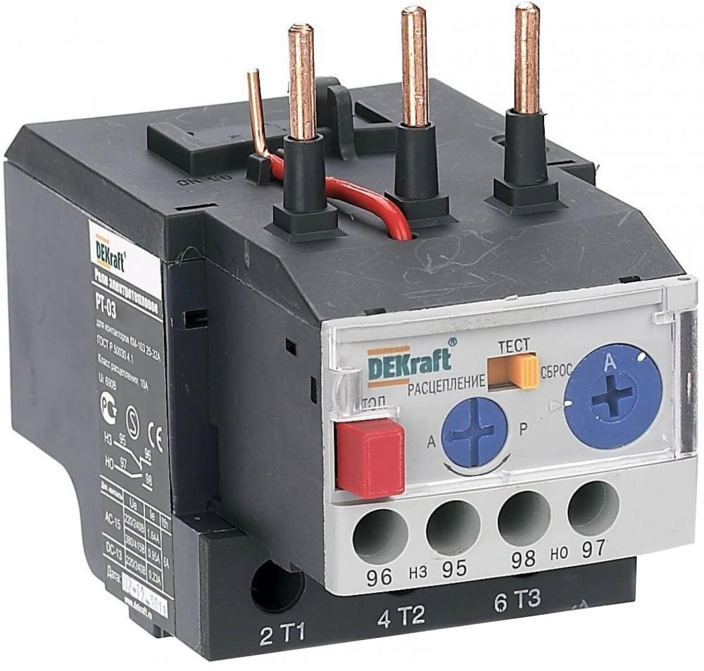 Реле Schneider Electric электротепловое РТ-03 23121DEK (черный)