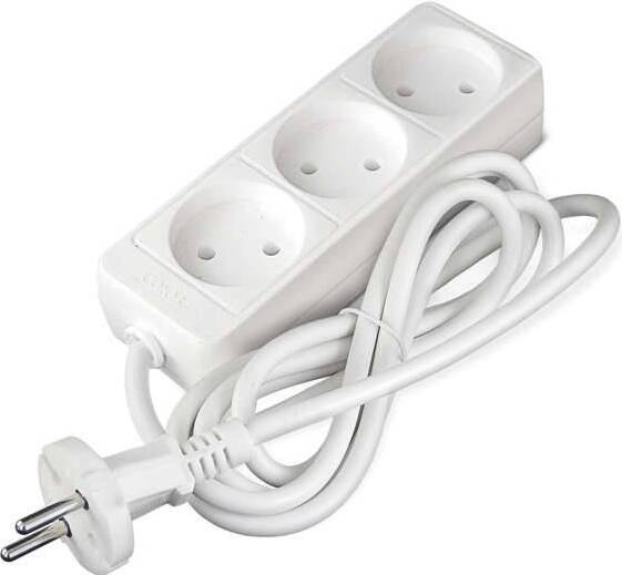 СОЮЗ 3х5м без заземл. 10А IP20 2.2кВт 481S-1305 (белый)