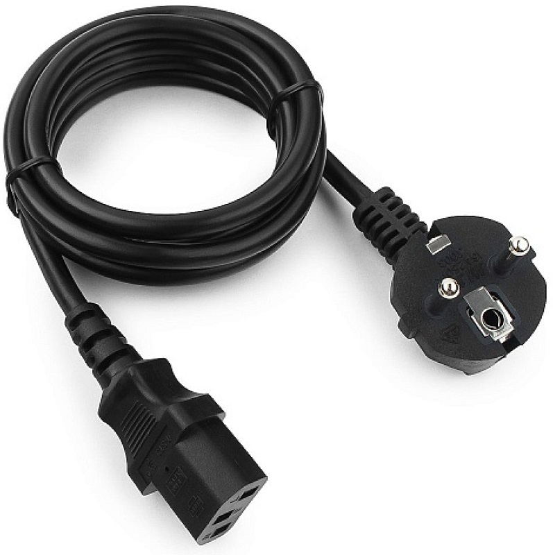 Cablexpert PC-186-1.8M Schuko-C13 3x1кв.мм, с заземлением (черный)