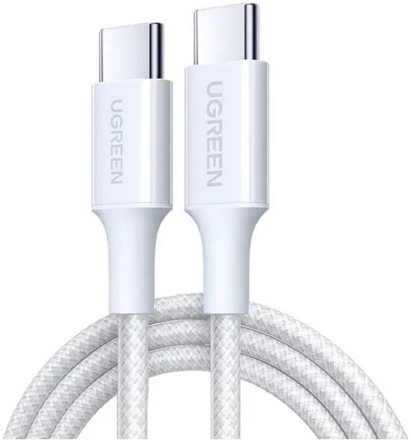 Ugreen L502 100W USB-C to USB-C 2m 5A (белый)