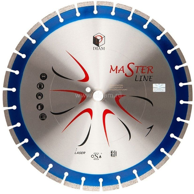 Диск алмазный Diam 1A1RSS Master Line 000506 (серебристый)