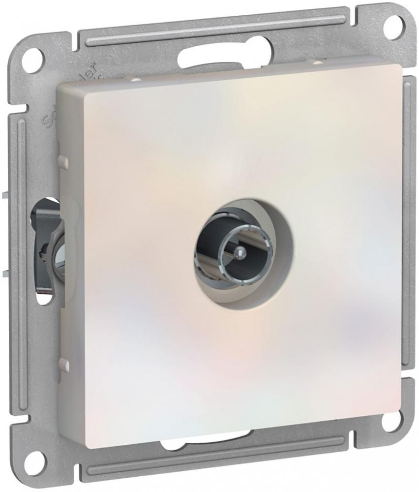 Механизм розетки Schneider Electric AtlasDesign 1DB (алюминий)