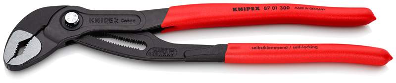 Клещи переставные Knipex Кобра KN-8701300SB (красный)