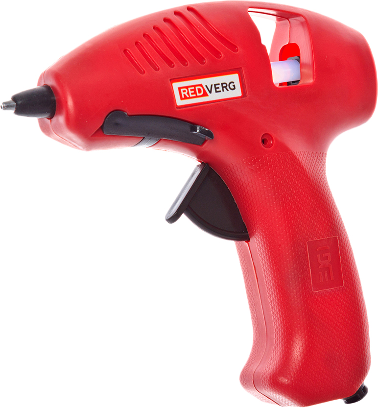 Клеевой пистолет REDVERG RD-GG25 (красный)
