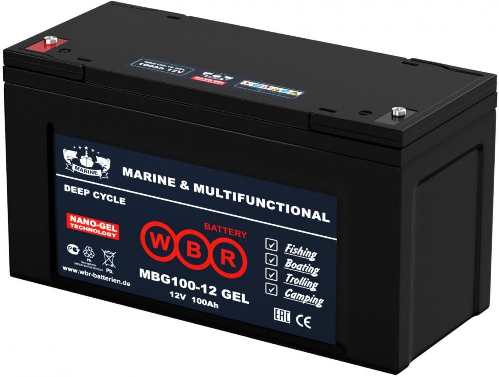 Аккумулятор WBR MBG100-12 (черный)
