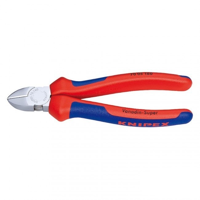 Кусачки боковые Knipex KN-7005160 (красный)