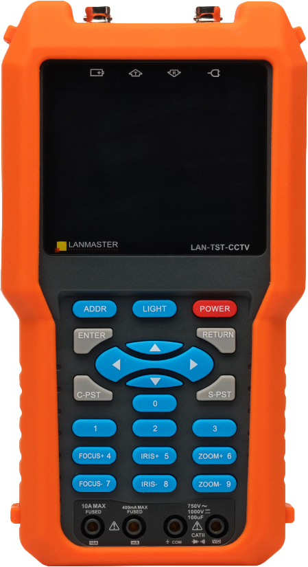 LANMASTER LAN-TST-CCTV (черно-оранжевый)