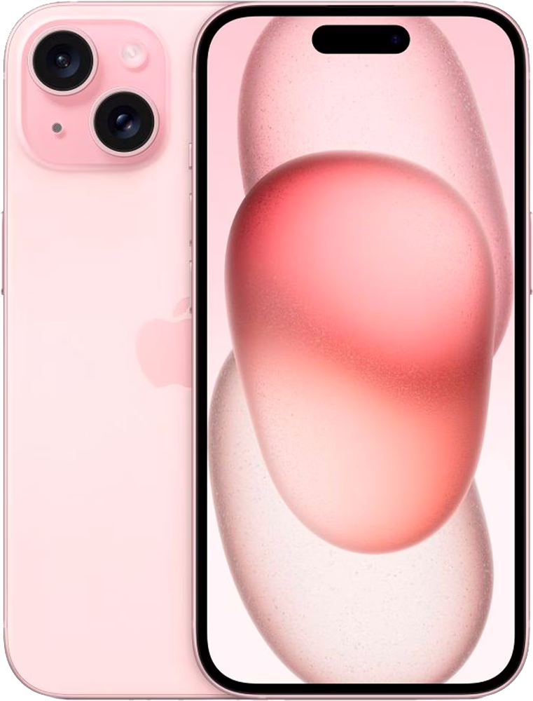 Смартфон Apple iPhone 15 128 Гб eSIM + SIM (розовый)