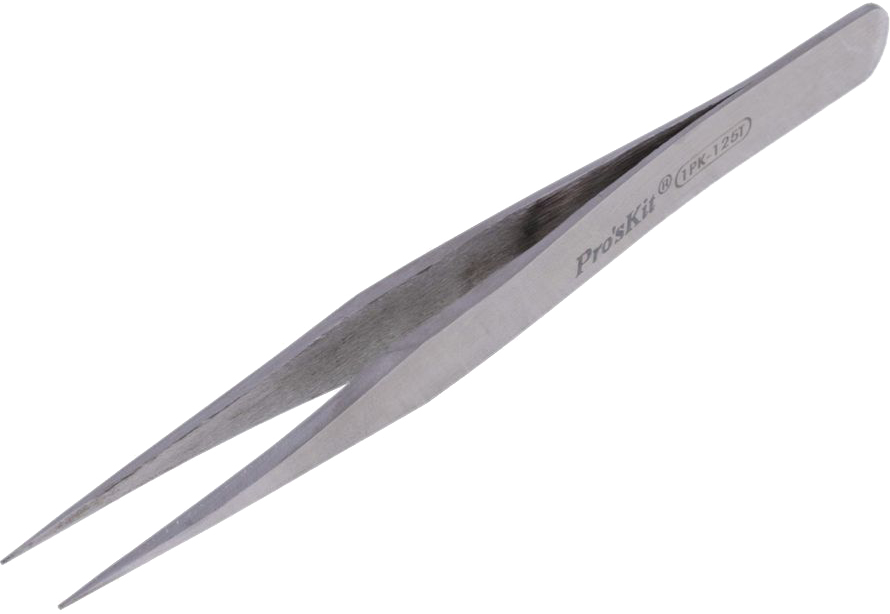Пинцет ProsKit 1PK-125T 00152590 (серебристый)