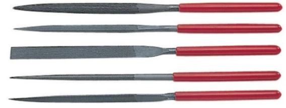 Набор надфилей ProsKit 8PK-605L 00306664 (красно-серый)