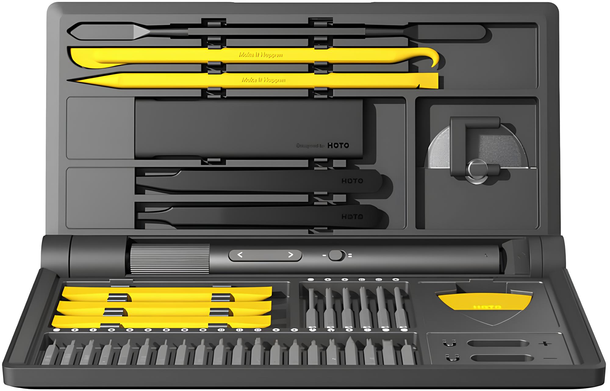 HOTO набор Precision Screwdriver Kit Pro (черно-желтый)