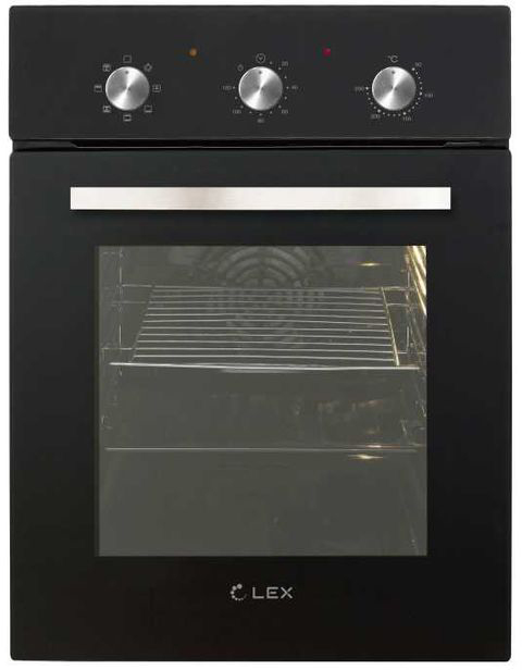Lex EDM 4570 BL (черное стекло)