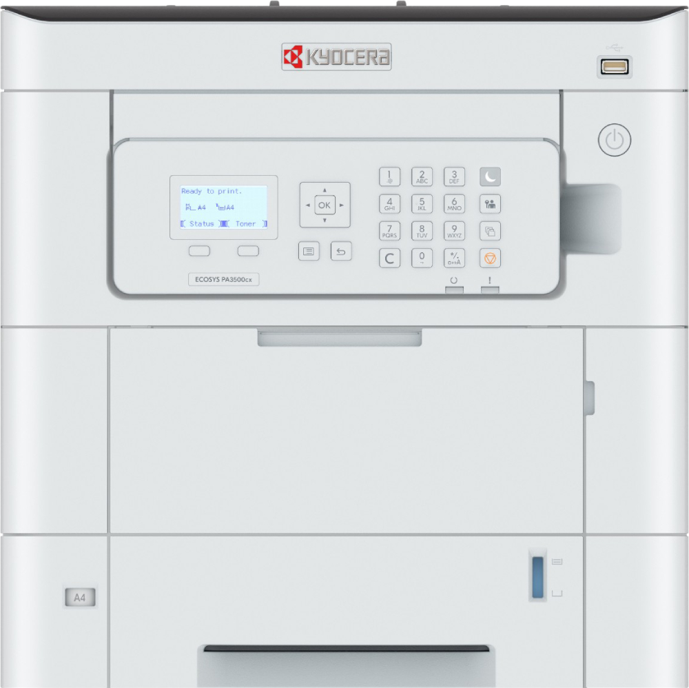 Лазерный принтер Kyocera Ecosys PA3500cx (белый-черный)