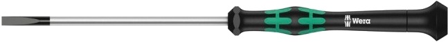 Отвёртка шлицевая Wera Kraftform Micro 2035 WE-118008 (черно-зеленый)
