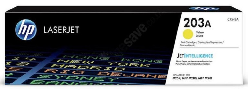 HP 203A Original Yellow LaserJet Toner Cartridge