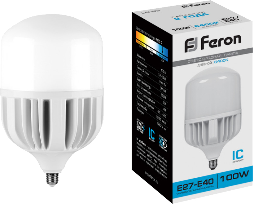 Feron LB-65 100W 230V E40 6400K (белый)