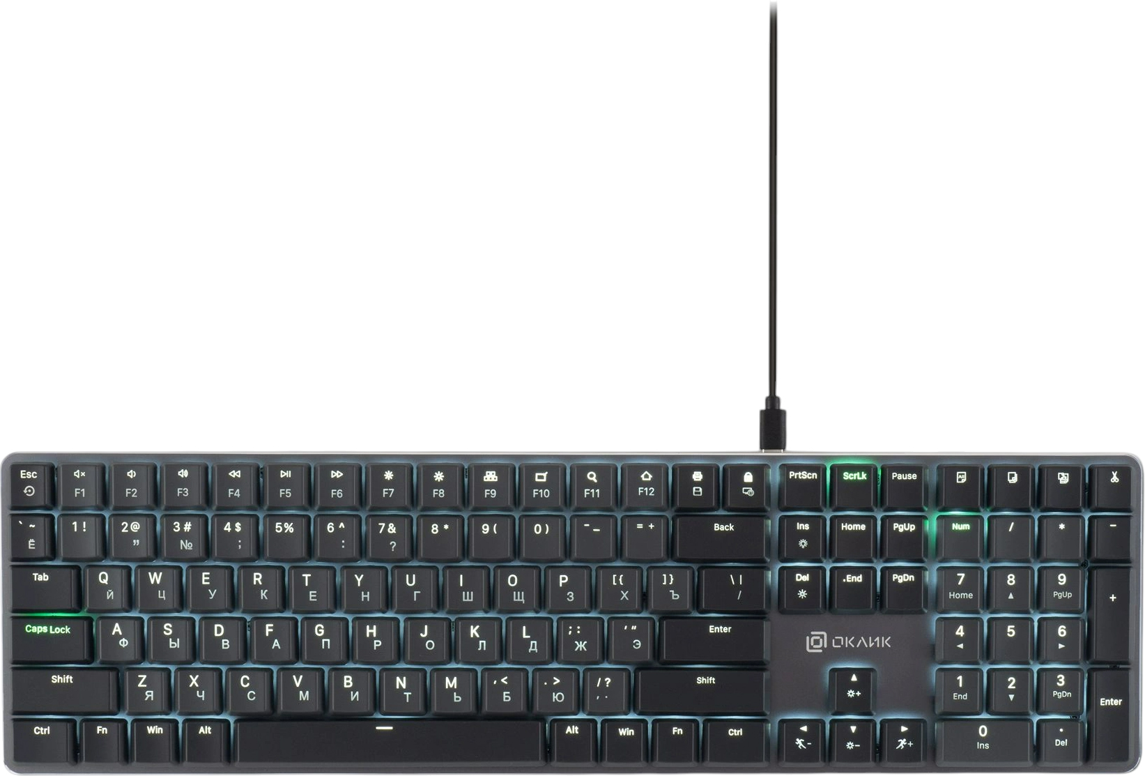 Oklick K953X (черно-серый)