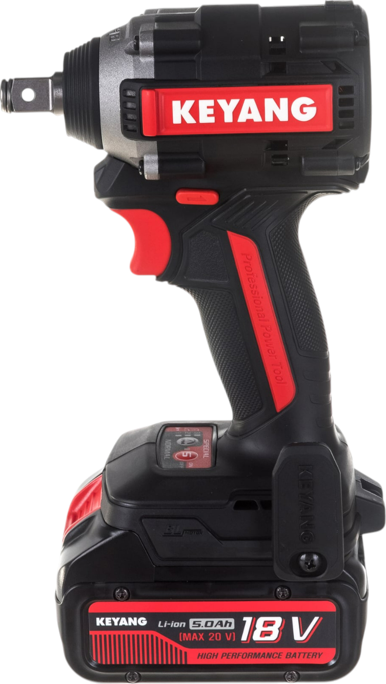 Ударный гайковерт Keyang IW20BLH-315 (черно-красный)