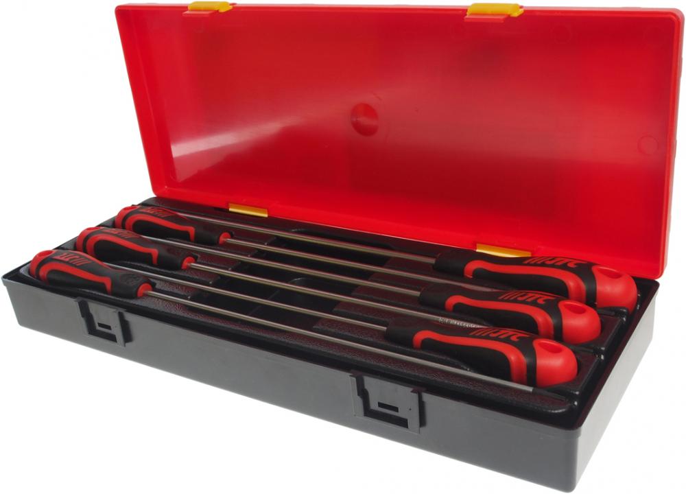 Набор отверток JTC Torx T10х250 мм-Т30х250 мм (красно-серый)