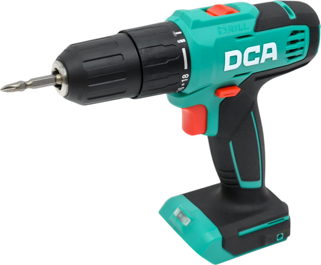 Ударная аккумуляторная дрель-шуруповерт DCA ADJZ2035i13 (Type Z) (черно-зеленый)