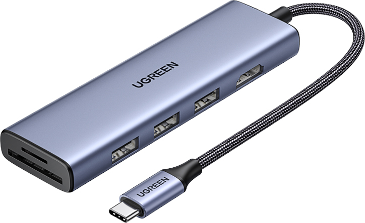 Хаб Ugreen CM511 (серый)