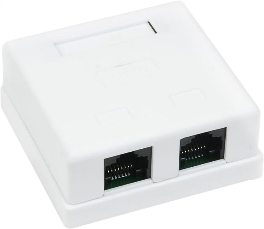 Розетка компьютерная REXANT CAT5e (белый)