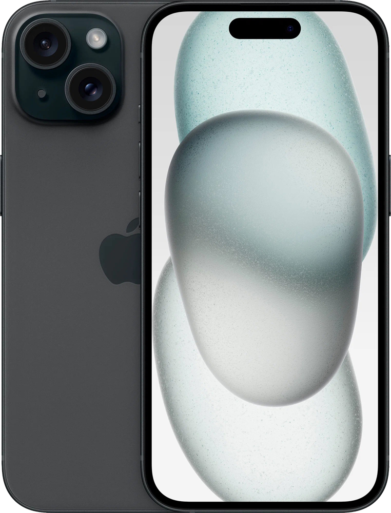 Apple iPhone 15 256 Гб eSIM + SIM (черный)