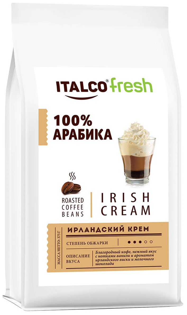 Italco ирландский крем (Irish cream) ароматизированный 375 г, зерно