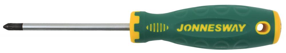 Jonnesway Anti-Slip Grip Pozidriv D71Z2100 (зелено-желтый)