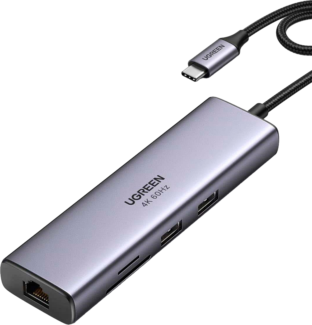 Хаб Ugreen CM512 (космический серый)