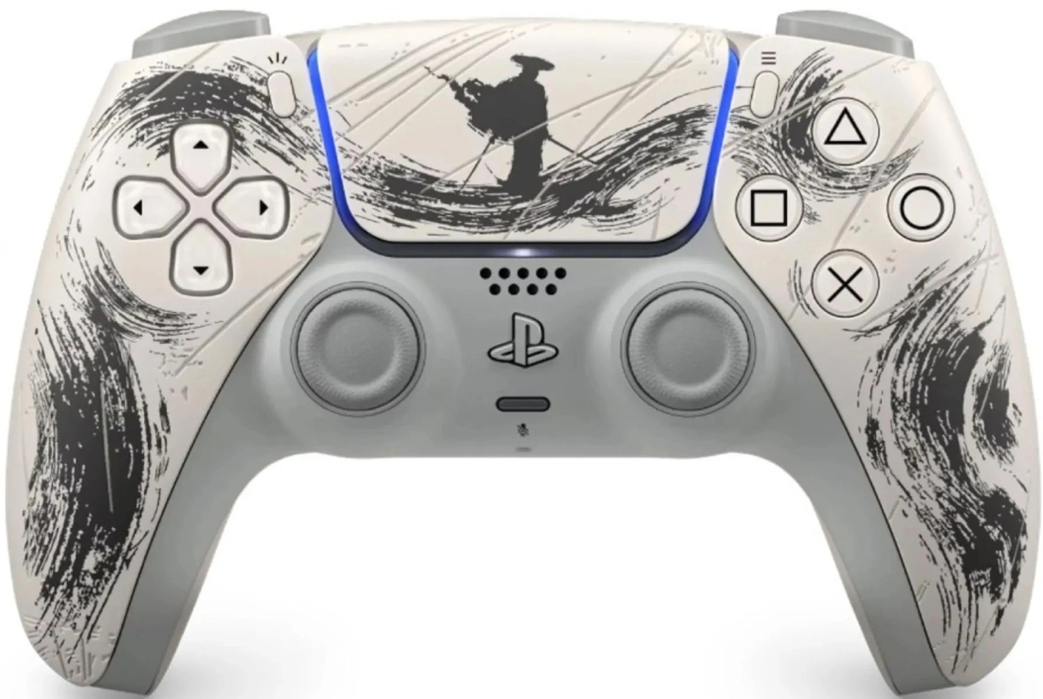 Sony DualSense для PS5 Ghost of Yotei Black Limited Edition (белый)