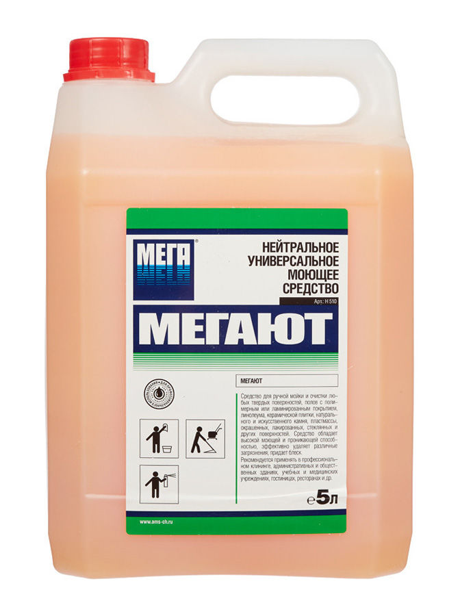 Средство для мытья пола Мега Мегают 5л