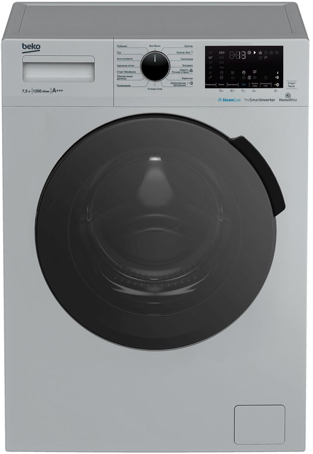 Beko WSPE7H616S (серебристый)