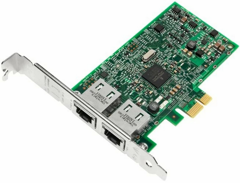Сетевой адаптер Broadcom NetXtreme BCM5720-2P (зеленый)