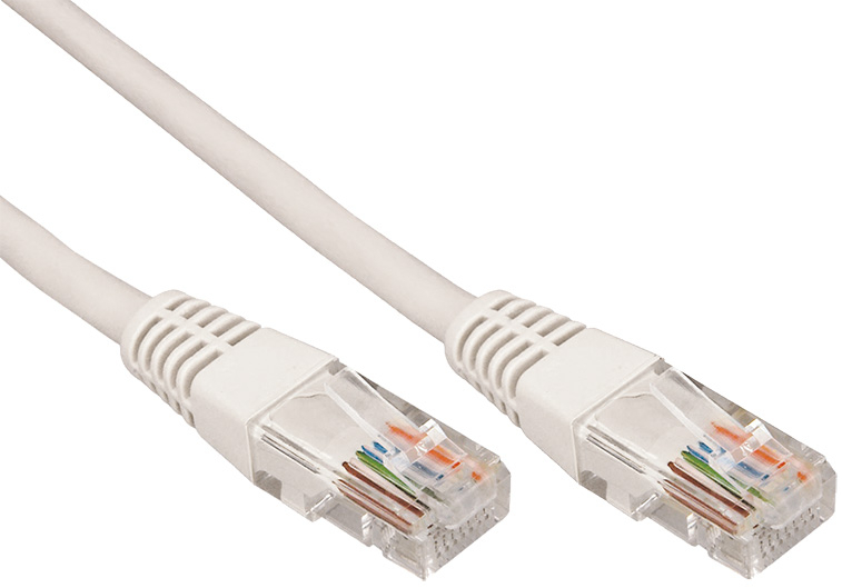 Патч-корд REXANT U/UTP, категория 5e, RJ45-RJ45, неэкранированный, PVC, 25 м 18-1012 (серый)