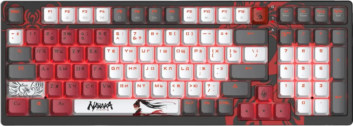 A4Tech Bloody S98 Naraka BLMS Plus (черно-красный)