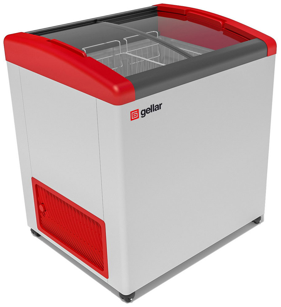 Морозильный ларь Gellar FG 250 E (красный)